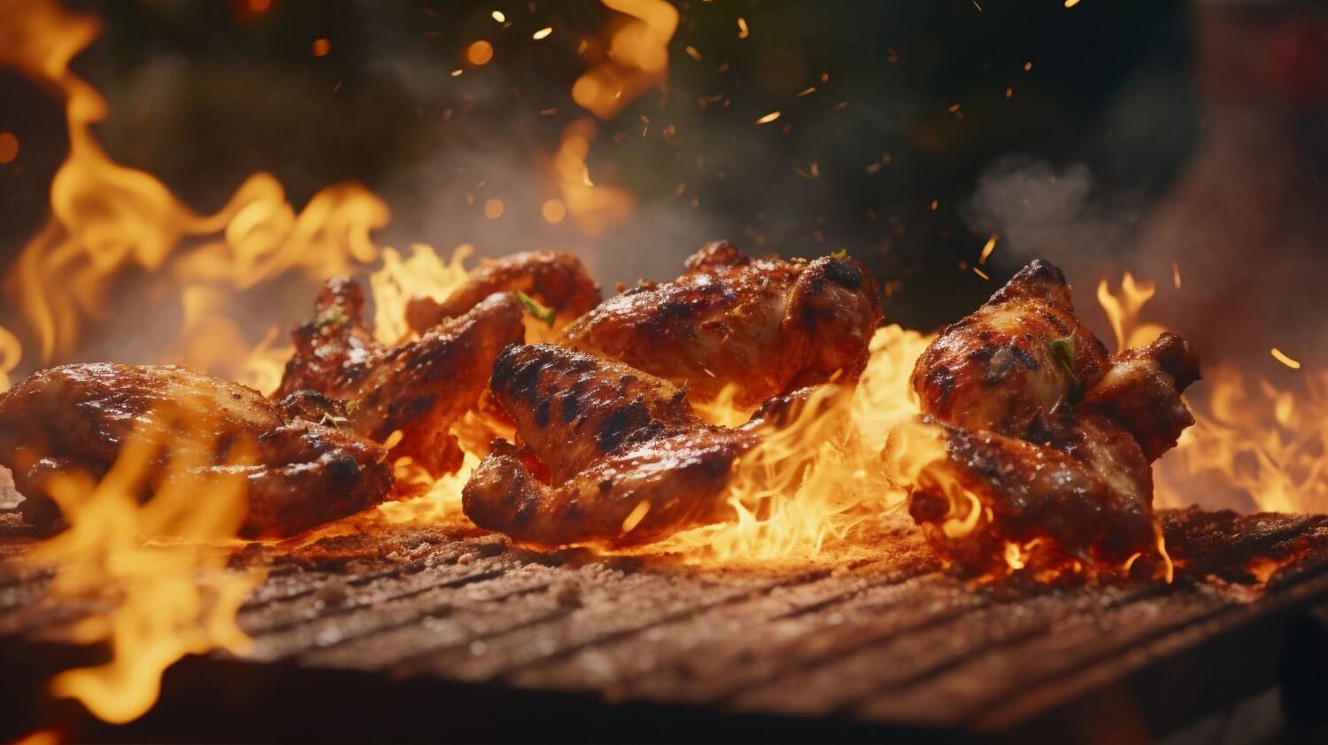 Delicious chicken grilled