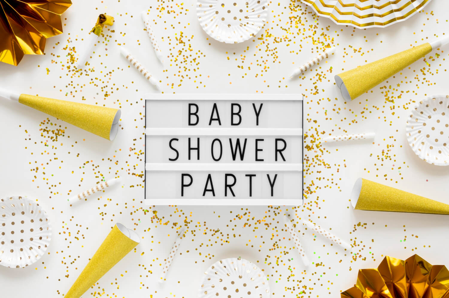 Baby shower party concept
